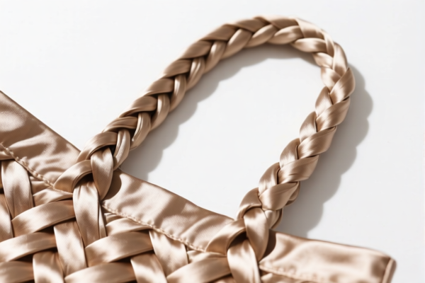 Braided Silk Shopping Bag