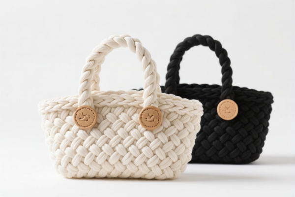 Cotton Braided Handbags (Portable)