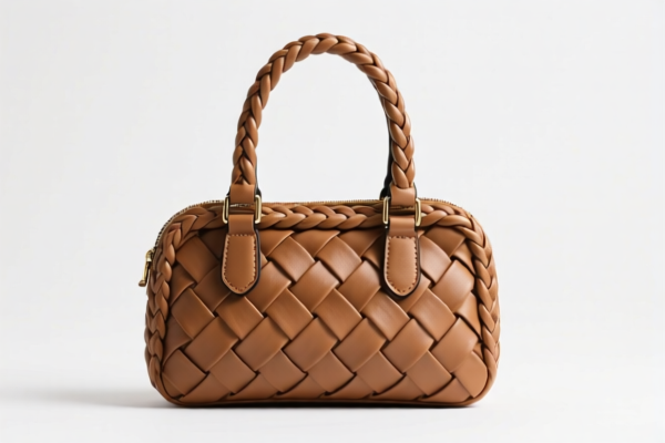 Braided Handbag for Summer Travel, with Shoulder Strap and Handle