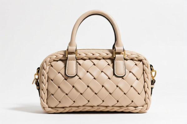 Braided Handbag for Summer Travel, with Shoulder Strap and Handle