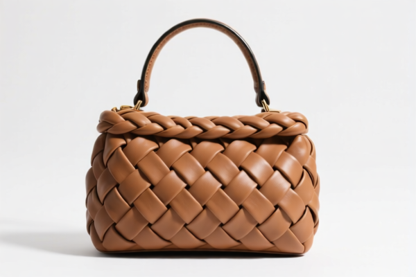 Braided Handbag with Magnetic Closure