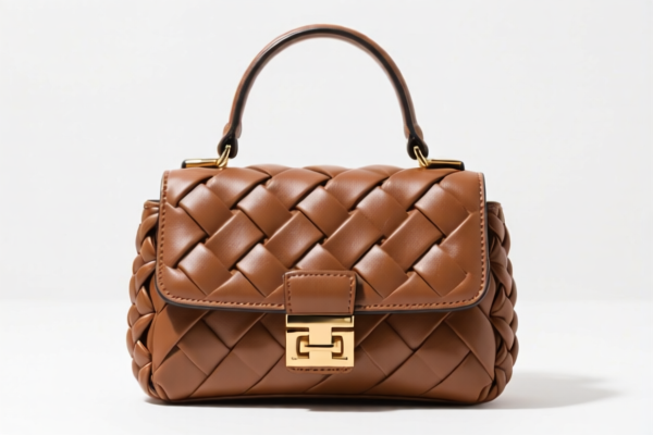 Braided Handbag with Magnetic Closure