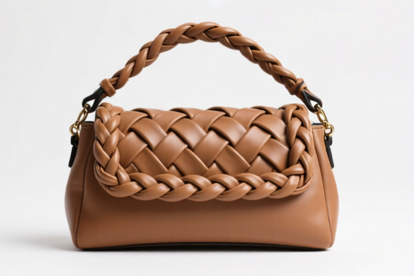 Braided Handbag with Magnetic Closure