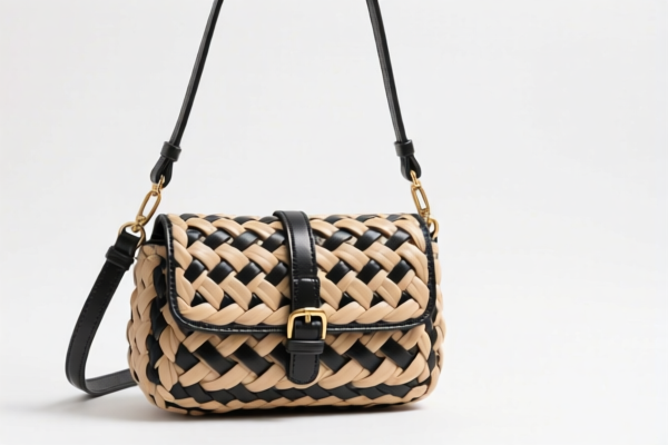 Braided Handbag with Shoulder Strap, Fashionable and Portable