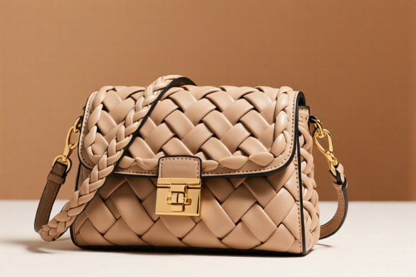 Fashionable Braided Handbag for Women, with Handle