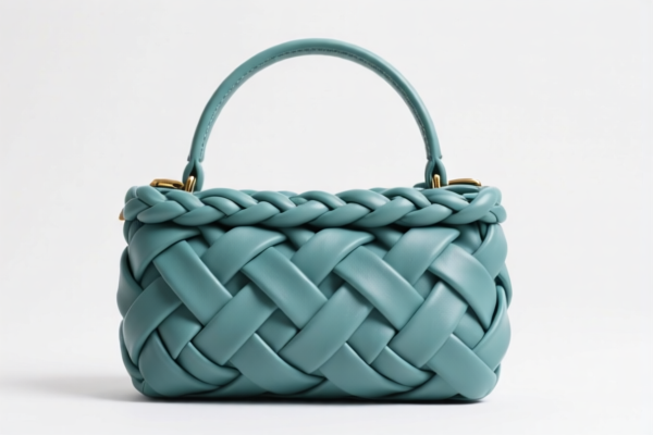 Solid Color Braided Handbag