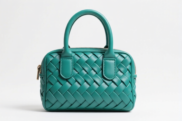 Solid Color Braided Handbag