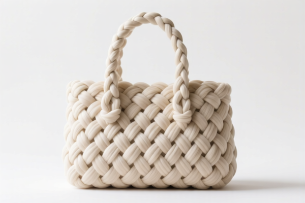 Synthetic Fiber Braided Handbag