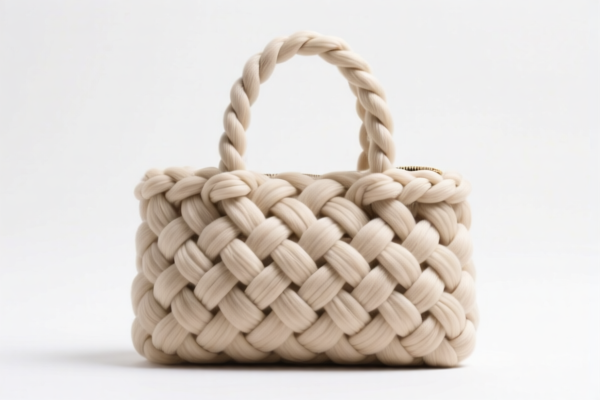 Synthetic Fiber Braided Handbag