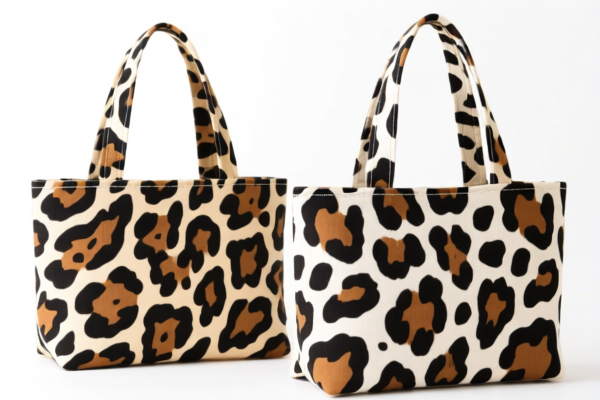 Cotton Handbags (Animal Print)