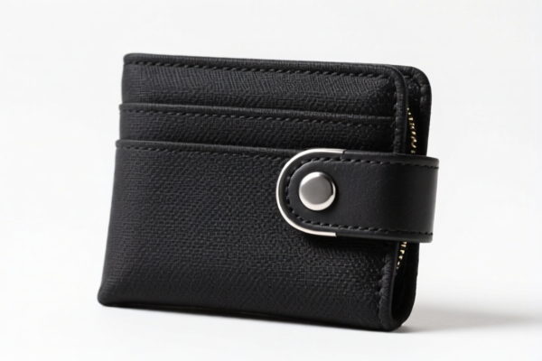 Canvas Wallet with Magnetic Closure
