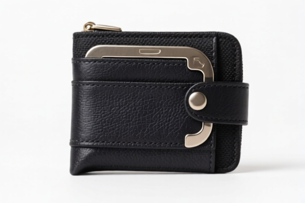 Canvas Wallet with Magnetic Closure