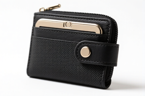 Canvas Wallet with Magnetic Closure