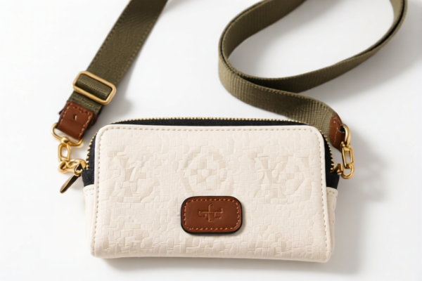 Canvas Wallet with Shoulder Strap