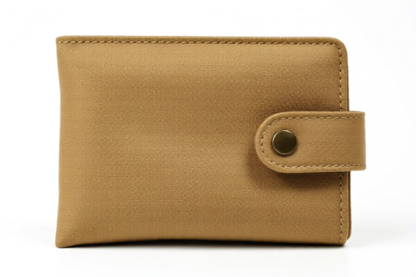 Canvas Wallet with Snap Closure