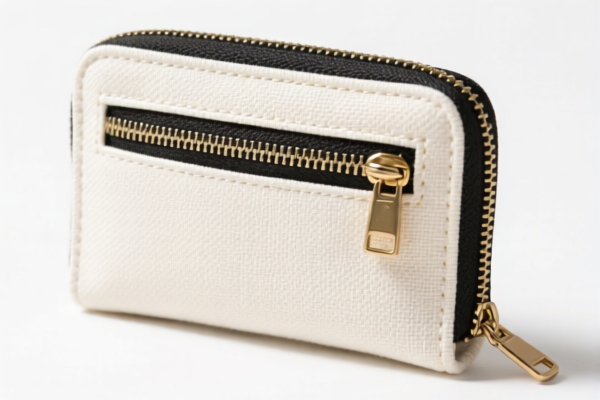 Canvas Wallet with Zipper