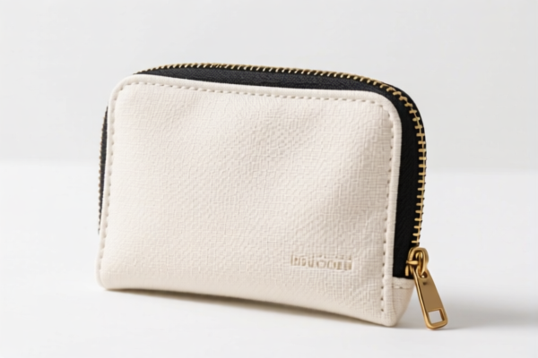Canvas Wallet with Zipper
