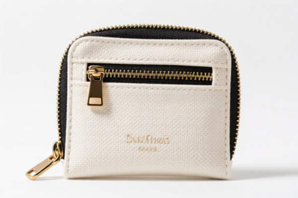 Canvas Wallet with Zipper