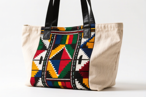 Ethnic Canvas Handbag
