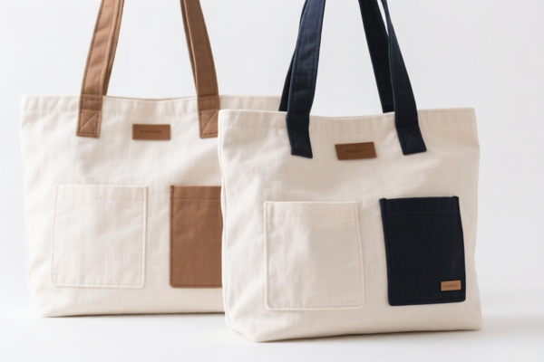 Cotton Handbags With Pockets