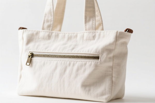 Cotton Handbags With Zipper