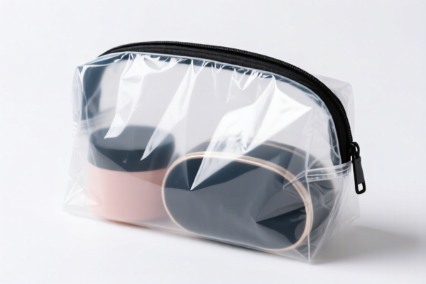 Plastic Sheeting Cosmetic Bags