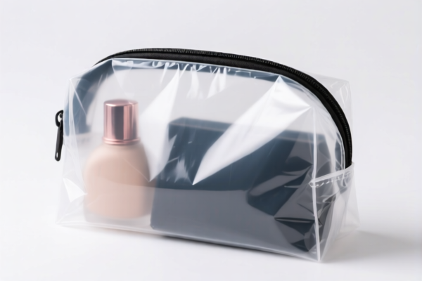 Plastic Sheeting Cosmetic Bags