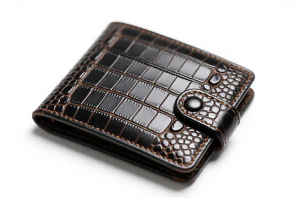 Reptile Leather Bifold Wallet