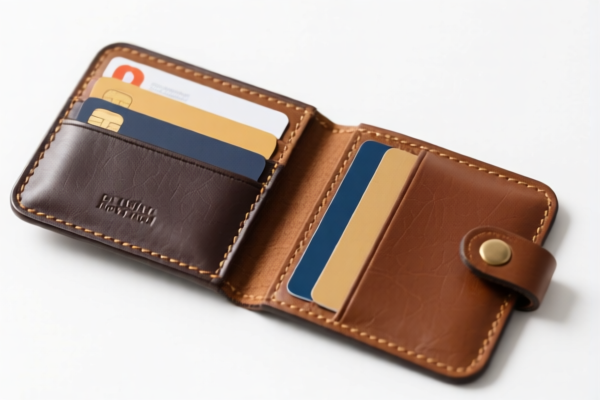 Composition Leather Multifunctional Card Holder