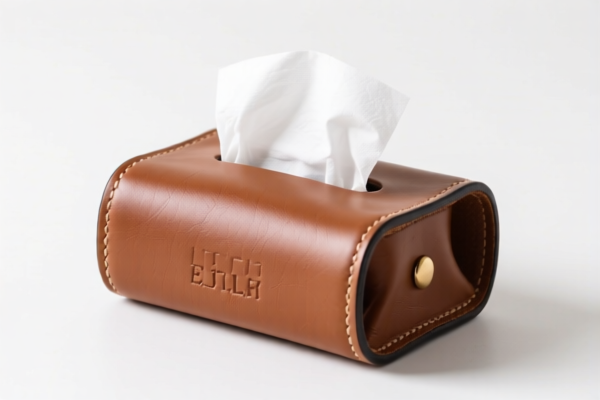 Leather Tissue Holder