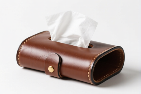 Leather Tissue Holder