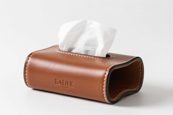 Leather Tissue Holder