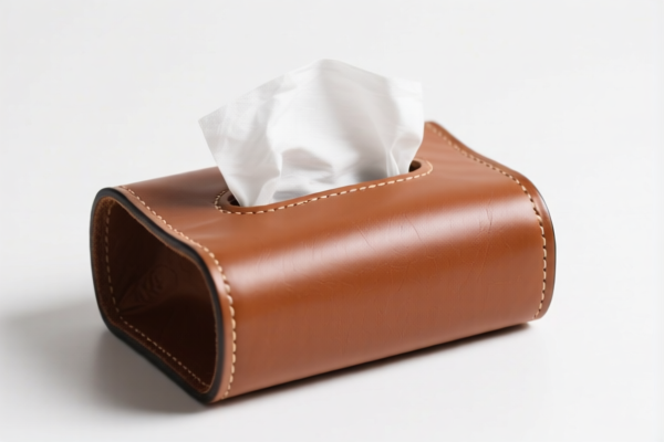 Leather Tissue Holder