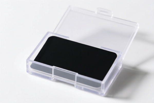 Plastic Outer Surface Business Card Holder