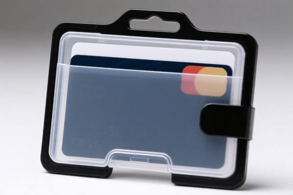Plastic Outer Surface Card Holder