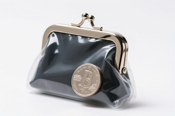 Plastic Outer Surface Coin Purse