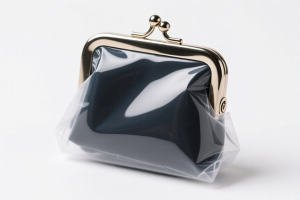 Plastic Outer Surface Coin Purse