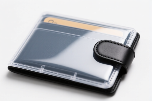 Plastic Outer Surface Multifunctional Wallet