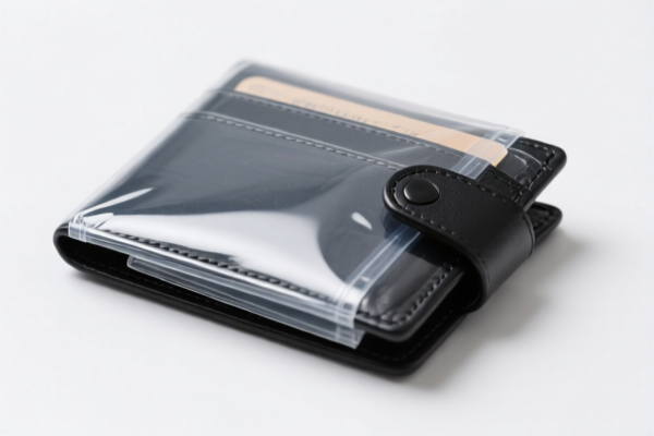 Plastic Outer Surface Multifunctional Wallet