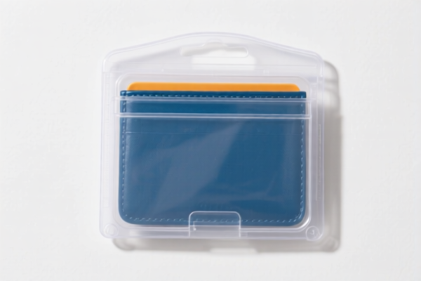 Plastic Outer Surface Pocket Wallet
