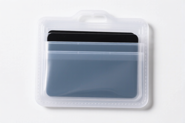 Plastic Outer Surface Pocket Wallet