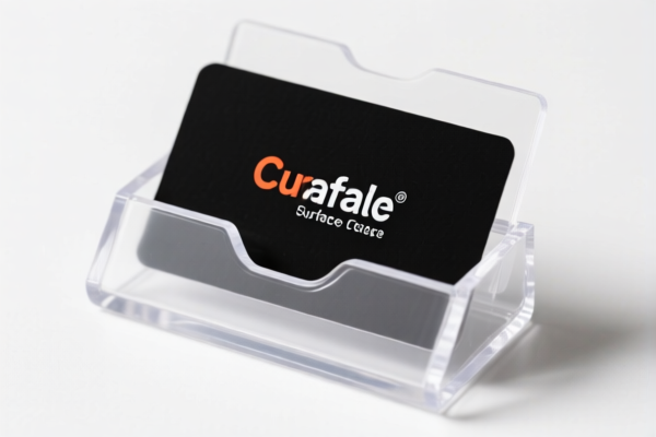 Plastic Surface Business Card Holder