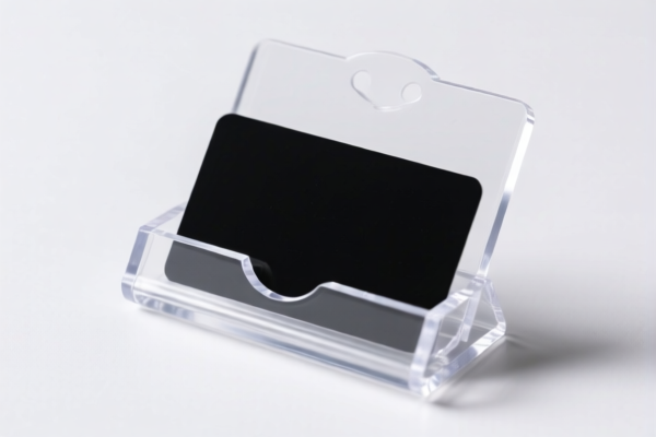 Plastic Surface Business Card Holder