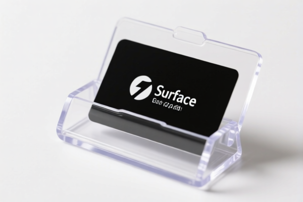 Plastic Surface Business Card Holder