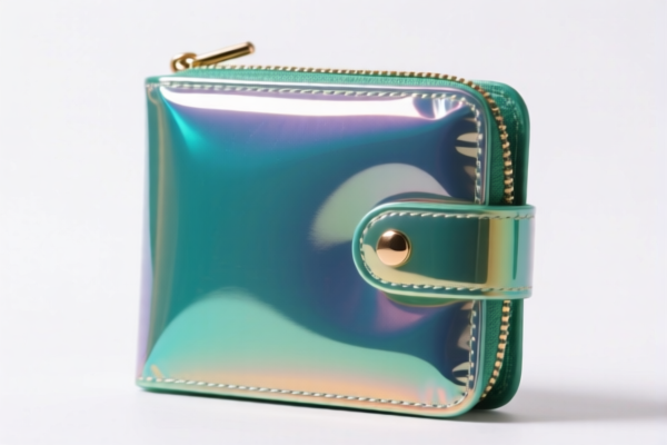 Plastic Surface Colored Wallet