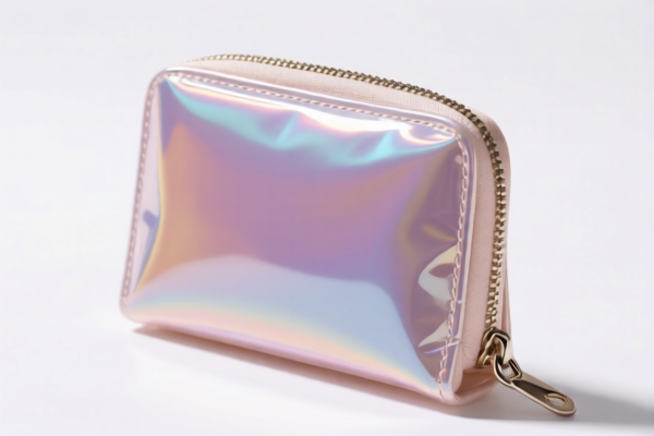 Plastic Surface Cosmetic Wallet