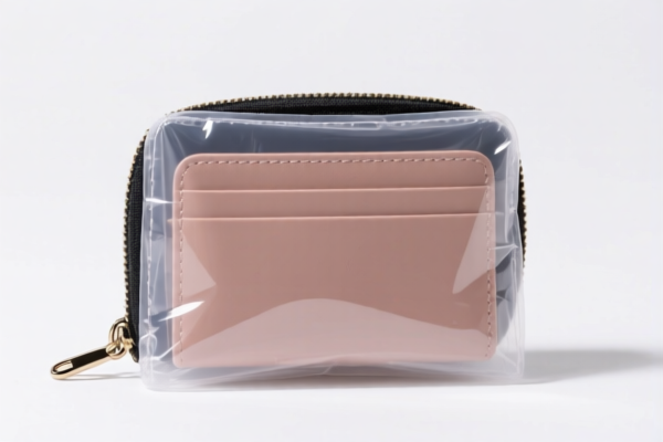 Plastic Surface Cosmetic Wallet