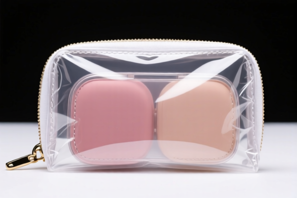 Plastic Surface Cosmetic Wallet