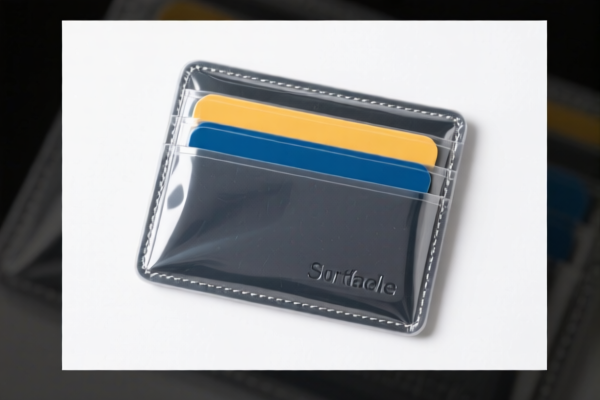 Plastic Surface Portable Wallet
