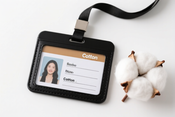 Cotton ID Card Holder